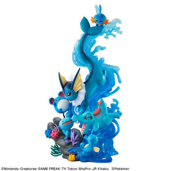 GEM Pokemon Type Water Dive To Blue Vaporeon 1/8 figure