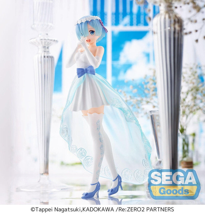 Re:Zero Starting Life in Another World Rem Wedding Bridal SPM figure Sega