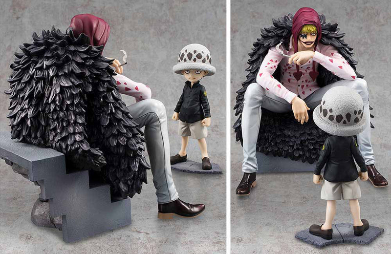 Megahouse One Piece Portrait of Pirates Limited Edition Corazon & Law Figure Set