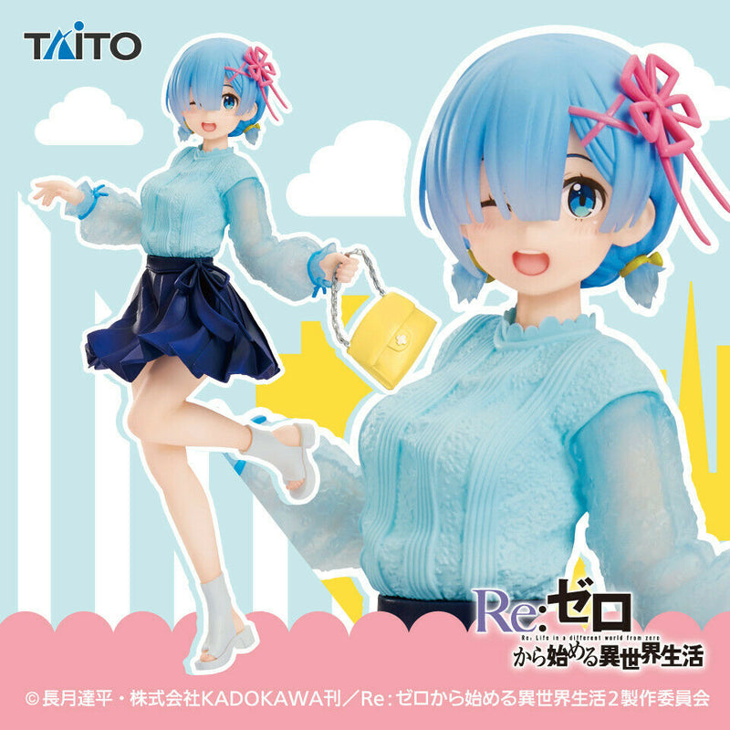 Re:Zero Starting Life in Another World Rem Outfit to Go Out 6" Figure Taito