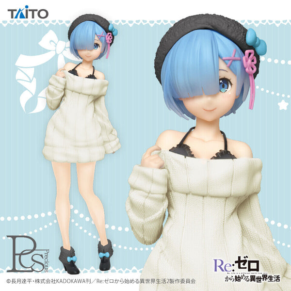 Re:Zero Starting Life in Another World Rem Knit Dress Precious 6" Figure Taito