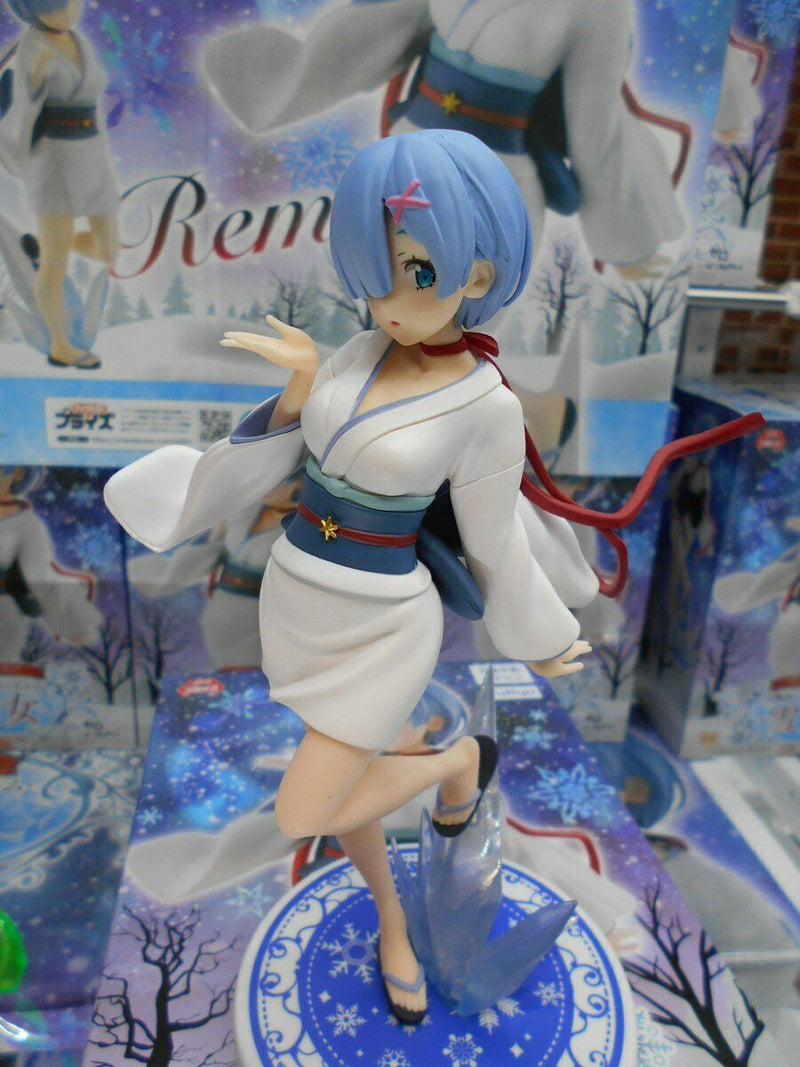 Re:Zero Starting Life in Another World Rem Fairy Tail Snow Woman Figure Furyu