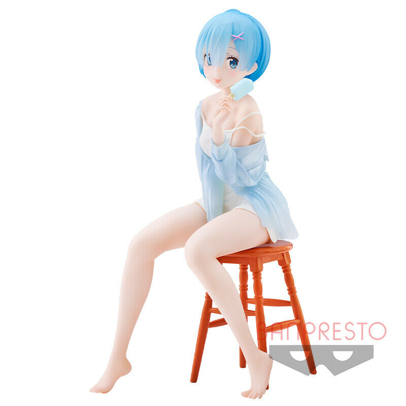 Re:zero Starting Life in Another World Relax Time Rem Ice Pop figure Banpresto